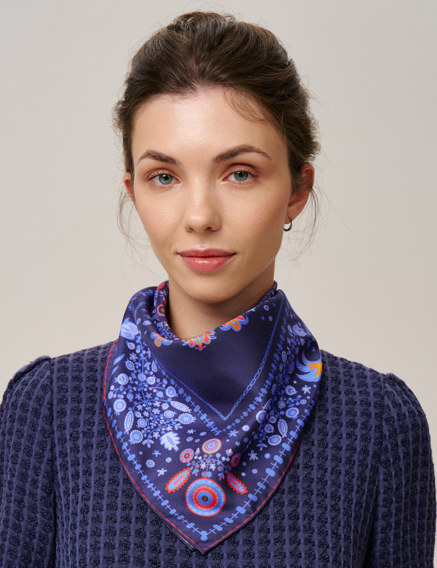 Картинка Шовкова хустина «Слобожанщина. Безкрає небо»